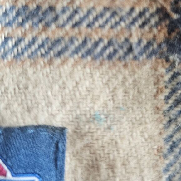 Dickies Vintage Plaid Flannel Quilted Jacket Brown Blue Checkered Zip-Up Sz XL - Picture 15 of 15